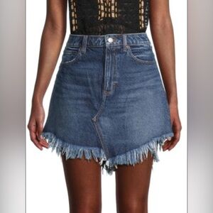 NWT Free People Bailey Denim Mini Skirt Size 25